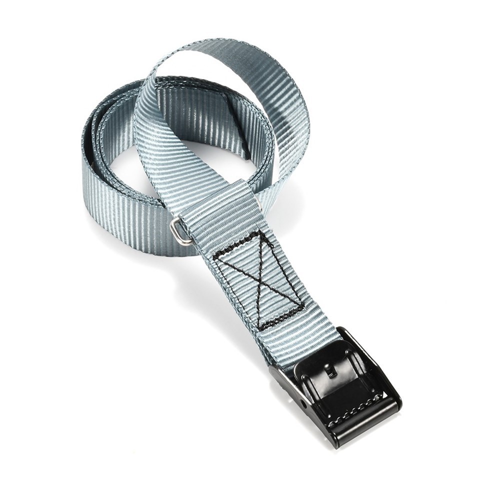 1-Inch Durable Black E-coating Cam Buckle Straps With Rectangular Ring