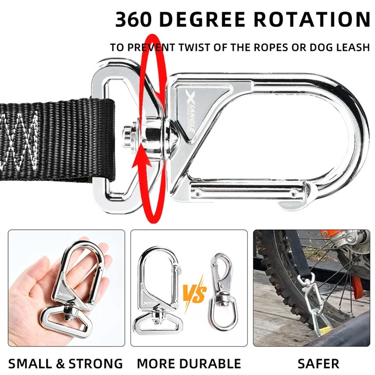 1.5 Inch Swivel Carabiner Hooks For Motorcycle Tie Down